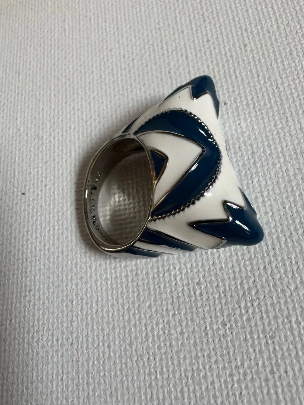 Star Wars Sterling Silver Ahsoka Lives Enamel Ring 925 Ahsoka Tano Clone Wars 8